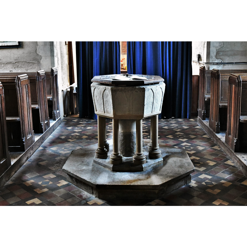 Source caption: "Ringshall, St. Catherine's Church: The font"