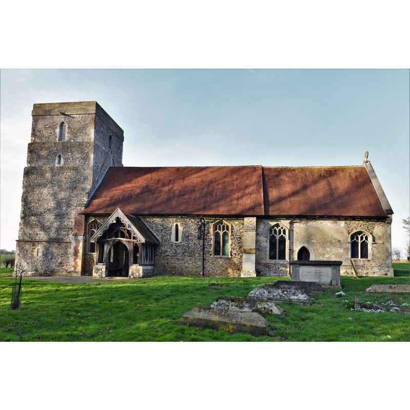 Source caption: "Ringshall, St. Catherine's Church: Southern aspect"