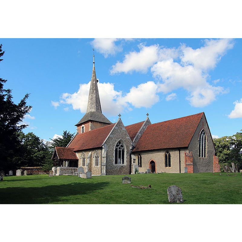 Source caption: "All Saints, Terling"