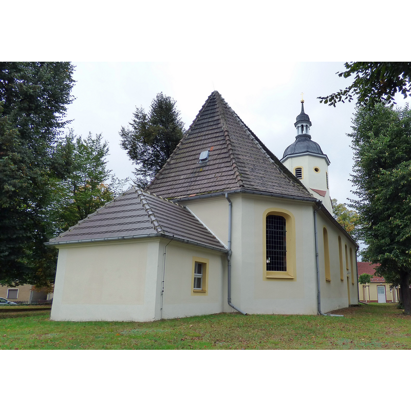 Source caption: "Kirche in Prösen"