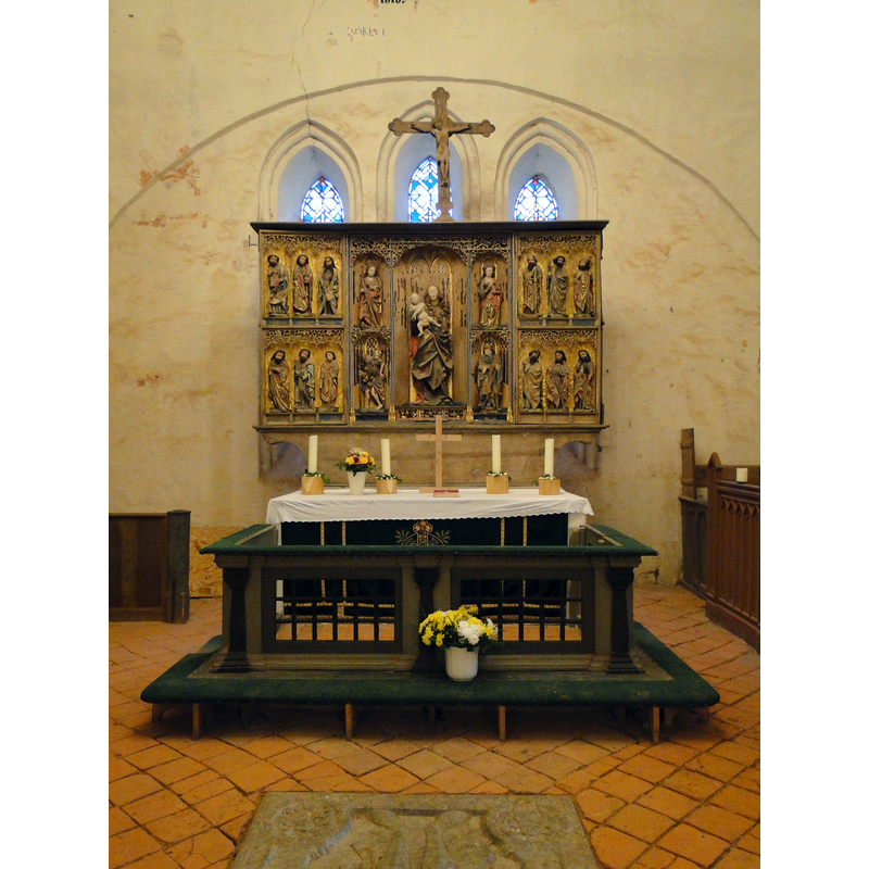 Source caption: "Zehna Kirche Altar"