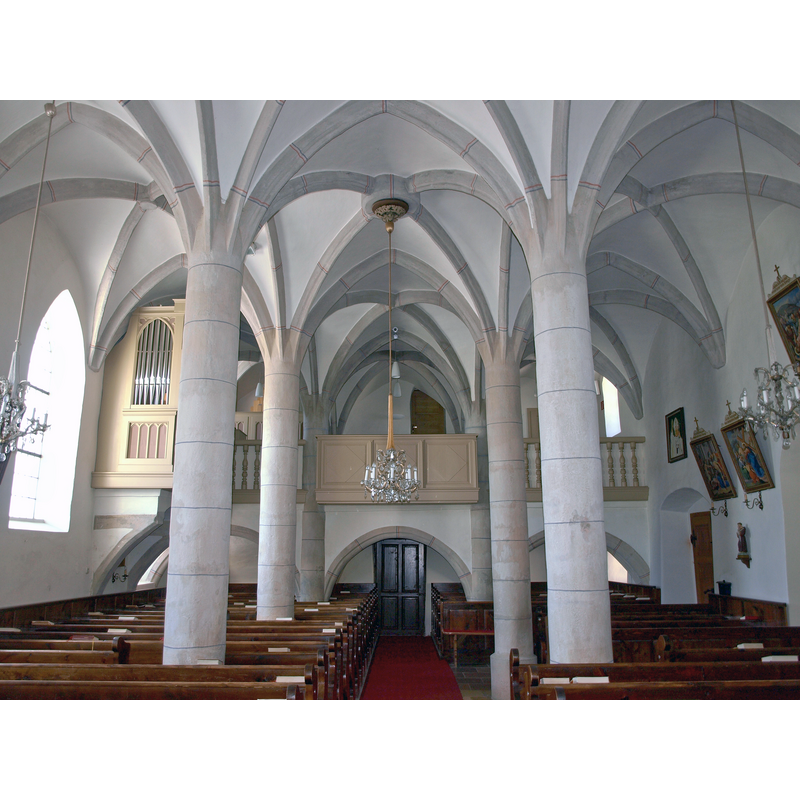 Source caption: "Münichreith-Laimbach - Pfarrkirche hl. Nikolaus und Friedhof"