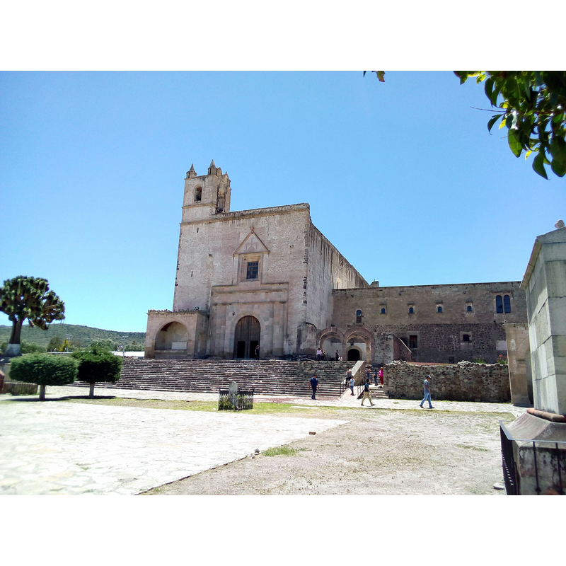 Source caption: "Exconvento agustino de San Andrés, Epazoyucan. Epazoyucan, Hidalgo, MEXICO"