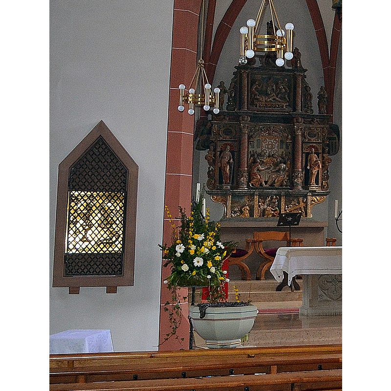 at the east end of the nave, north side