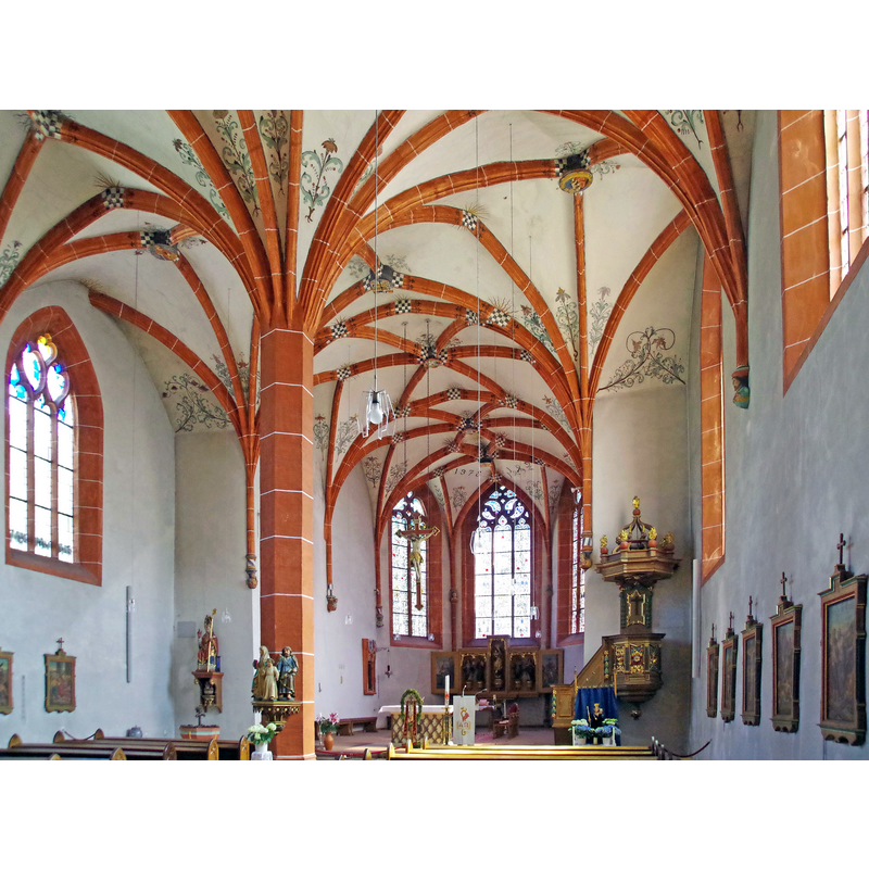 Source caption: "Neuerburg, St. Nikolaus [...] Blick zum Chor"