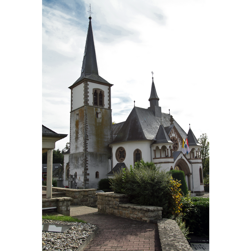 Source caption: "Osper, d'Dekanatskierch / Ospern, Église"