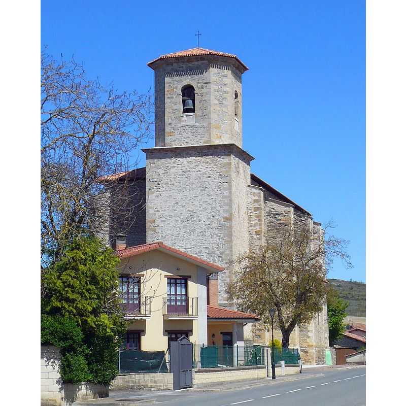 Source caption: "Iglesia de San Pedro Apóstol (Aránguiz, Vitoria, Álava)"