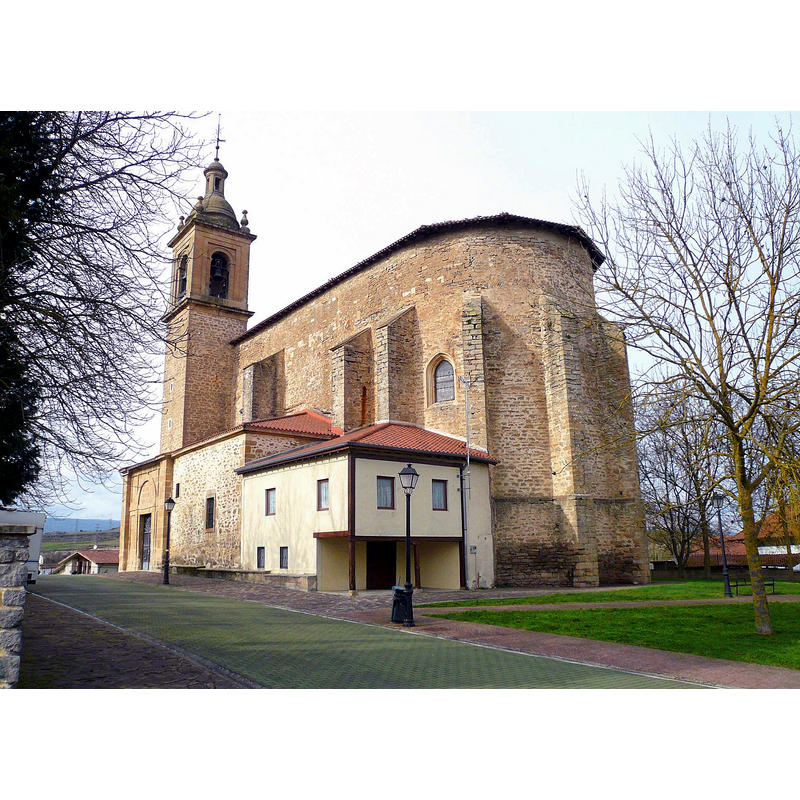 Source caption: 'Iglesia de San Julián y Santa Basilisa (Aríñez, Vitoria, Álava)"