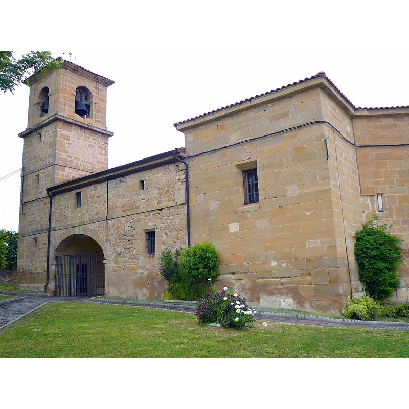 Source caption: "Iglesia de Nuestra Señora de la Asunción (Rivaguda, Ribera Baja, Álava)"