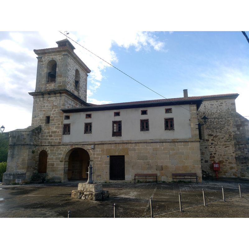 Source caption: "Andre Mariaren eliza Nograron (Gaubea)"