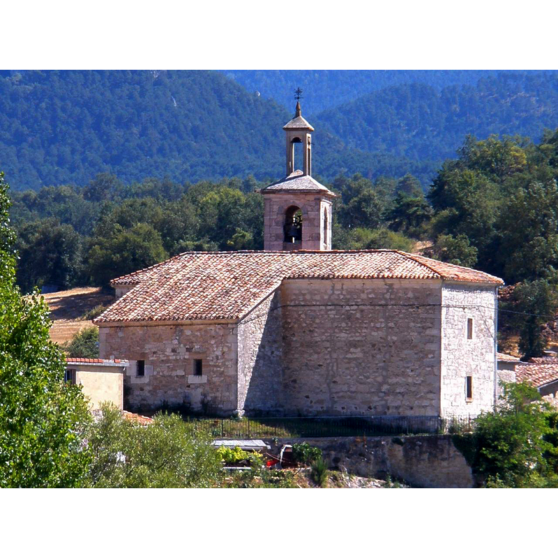 Source caption: "Iglesia de San Miguel, Gurendes (Álava)"