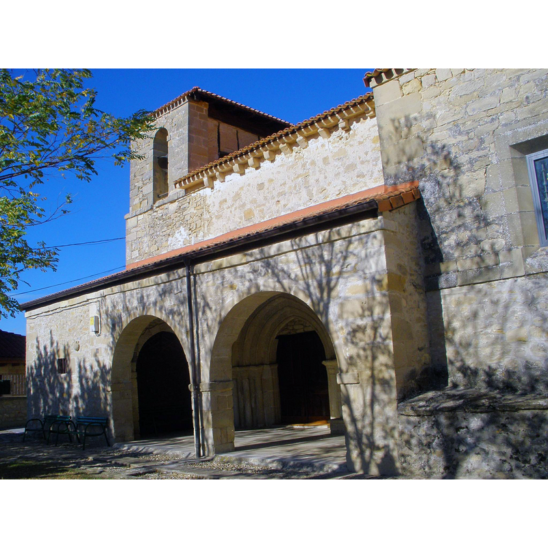 Source caption: " Iglesia de San Martín de Burgueta (Condado de Treviño, Burgos)"