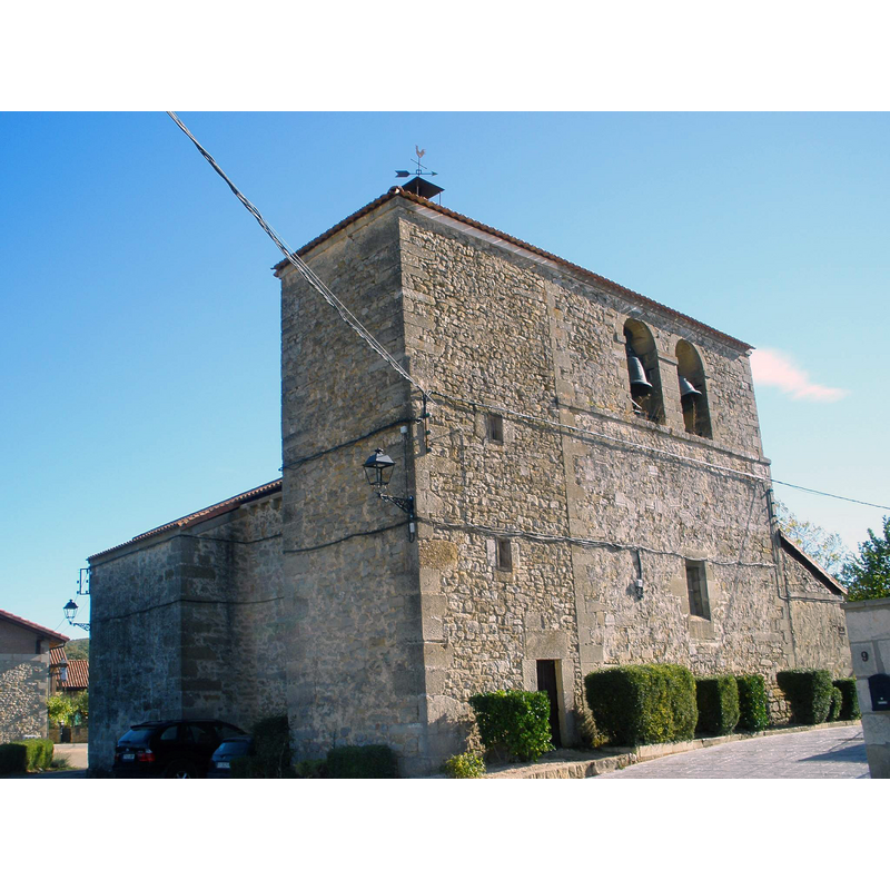 Source caption: " Iglesia de San Martín de Burgueta (Condado de Treviño, Burgos)"