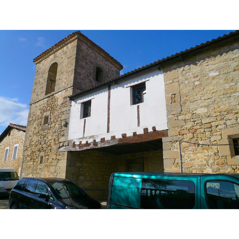 Source caption: "Iglesia de San Juan Evangelista (Melledes, Ribera Baja, Álava)"