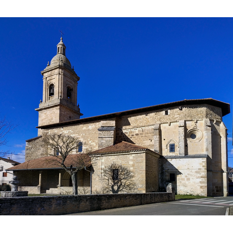 Source caption: "San Julian eta Santa Basilisa eliza, Oreitia"