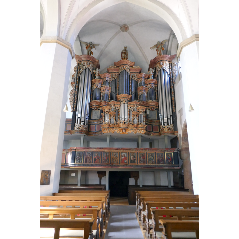 Source caption: "Stiftskirche in Neuenheerse, Orgel"