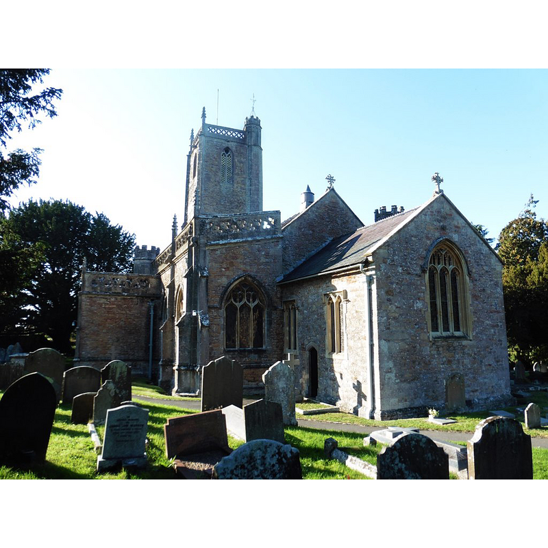 Source caption: "St John the Baptist Church, Churchill"