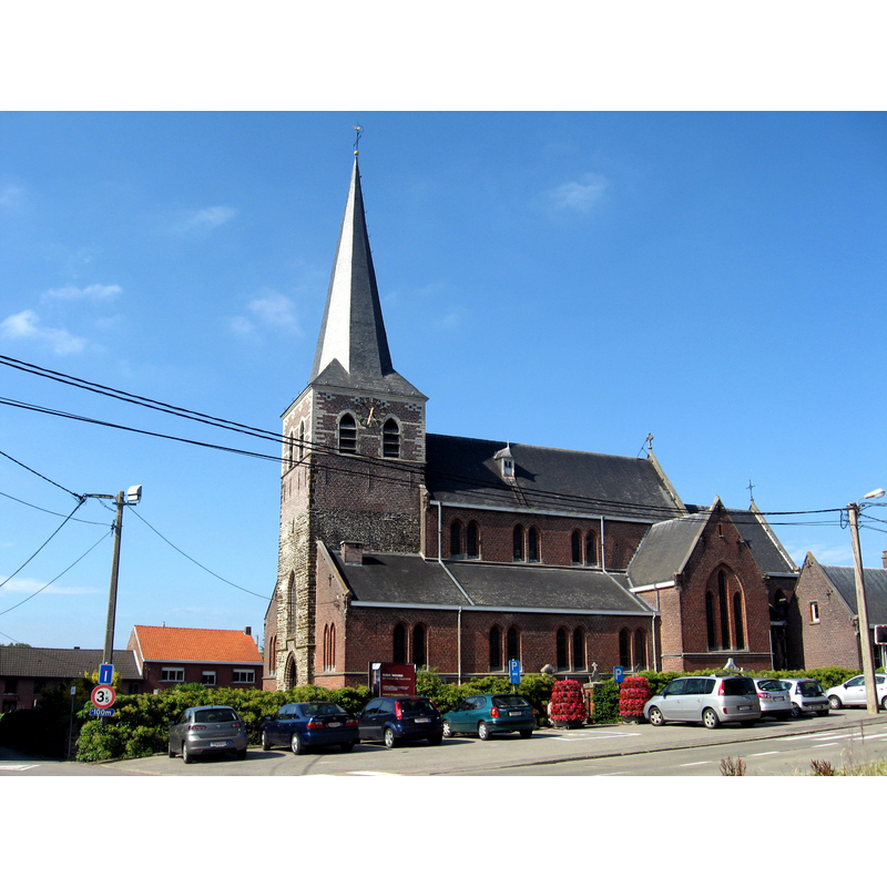 Source caption: "Sint-Pieterskerk in Sint-Pieters-Rode"