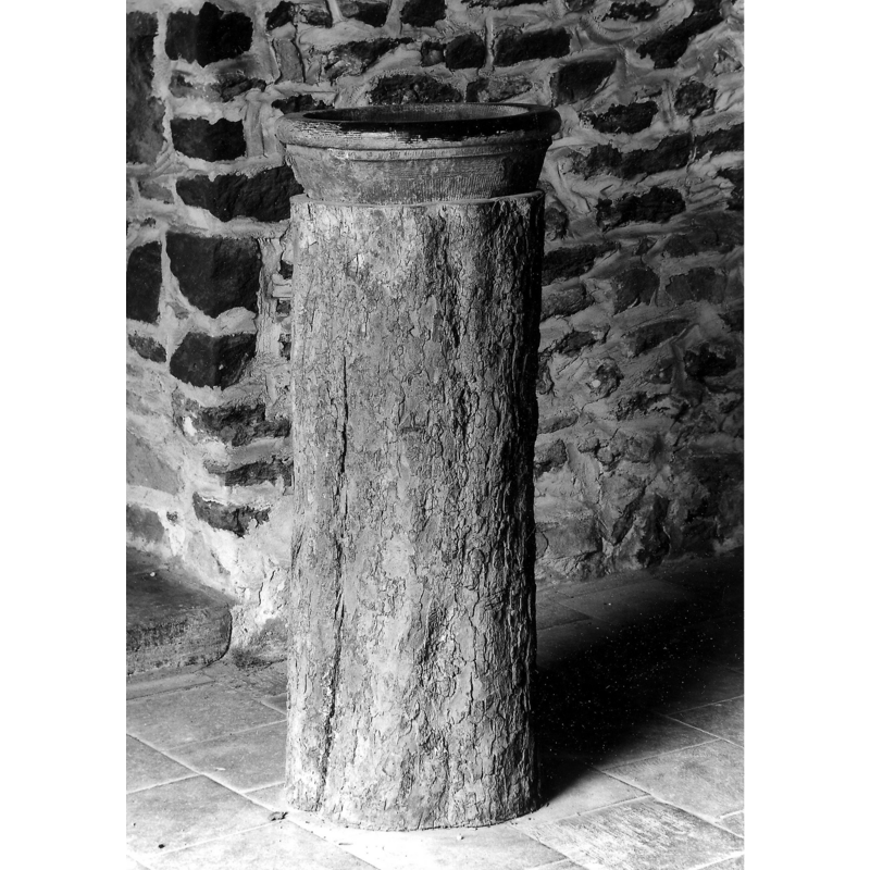 a 19thC stoup in this church