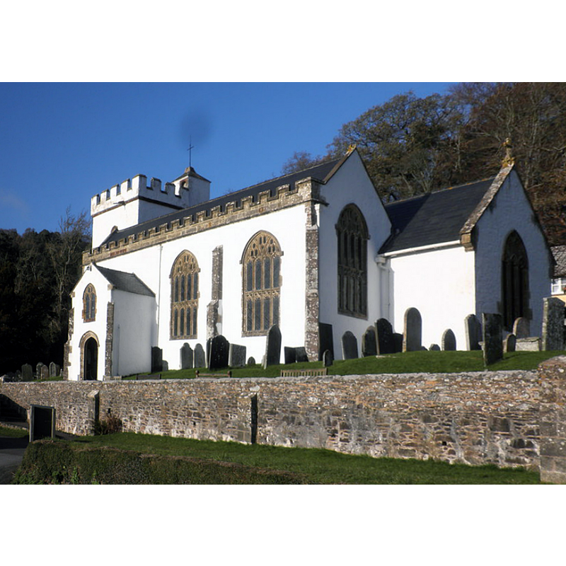 Source caption: "All Saints Church, Selworthy"