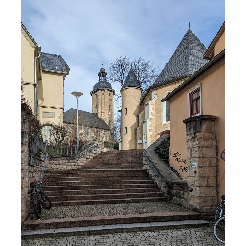 Source caption; "Jena-28-Wagnergasse-St Johannies Baptist"