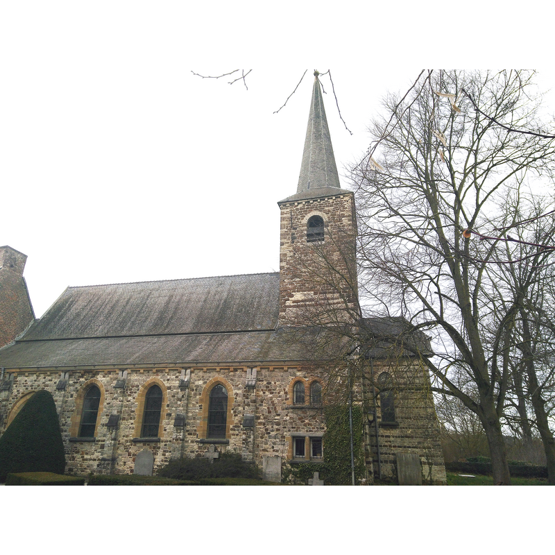 Source caption: "Belgique - Brabant wallon - Chaumont-Gistoux - Église Saint-Bavon de Chaumont (2019)"