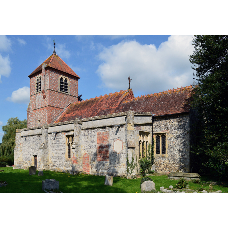 Source caption: "Church of St Margaret, Mapledurham, Oxfordshire"
