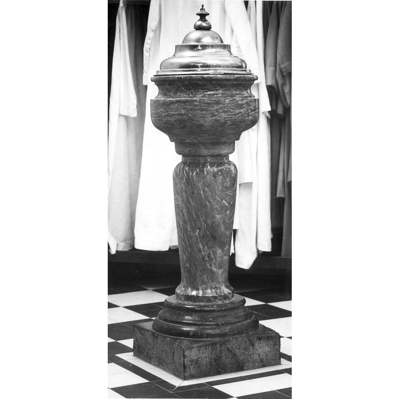 the mid-19thC font and cover