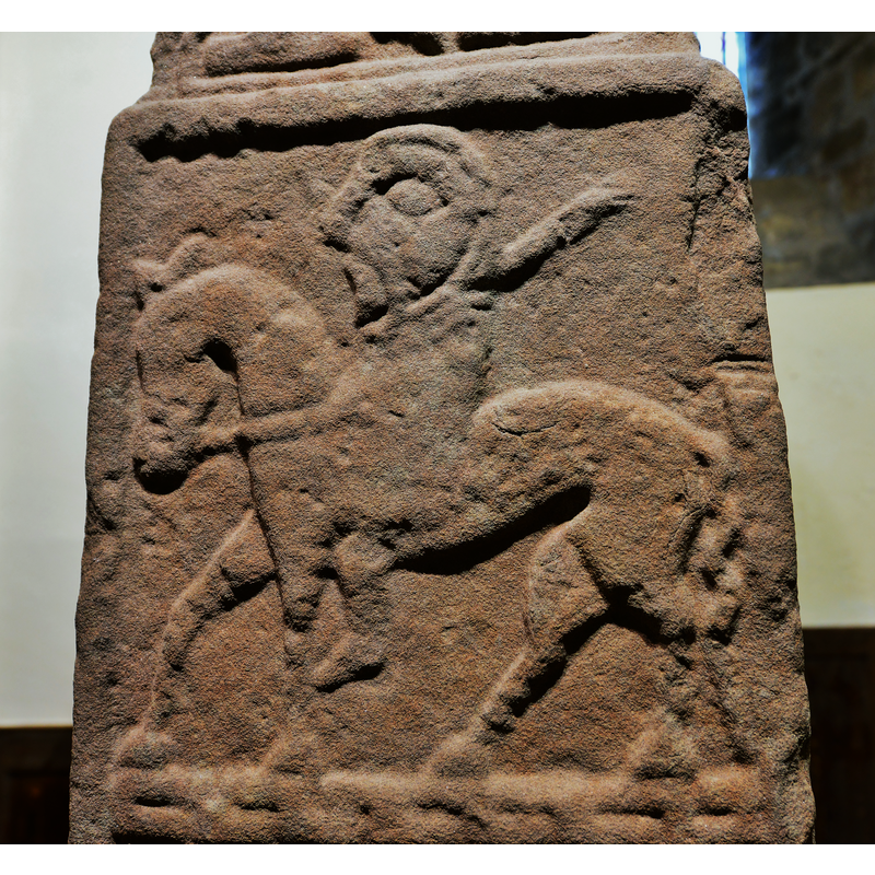 Source caption: "ST SERFS CHURCH DUNNING DETAIL OF KING CONSTANTINE FROM DUPPLIN CROSS"