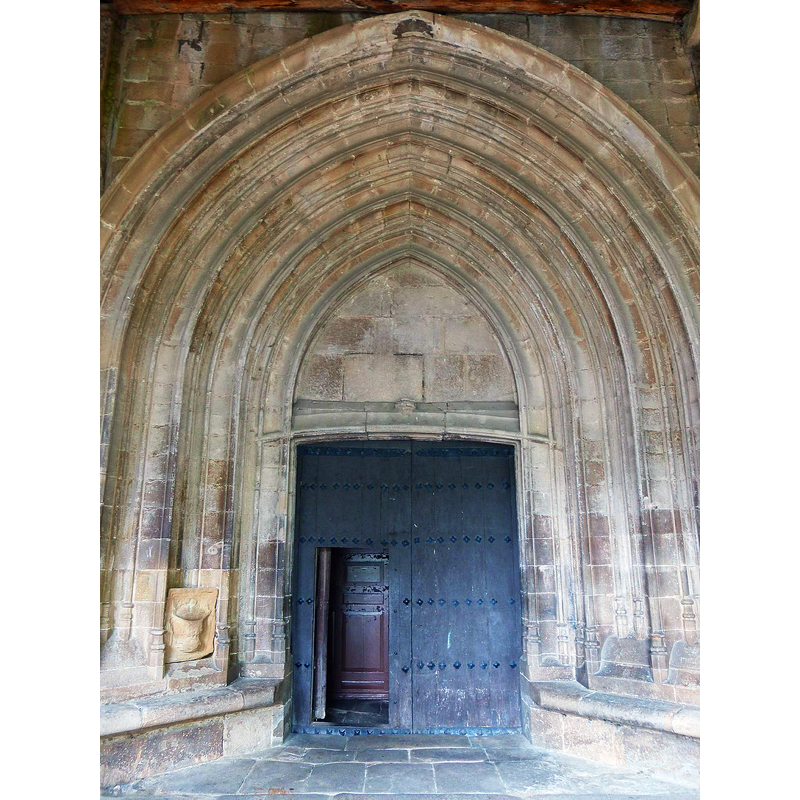 Source caption: "Zegama (Gipuzkoa) - Iglesia de San Martín de Tours"