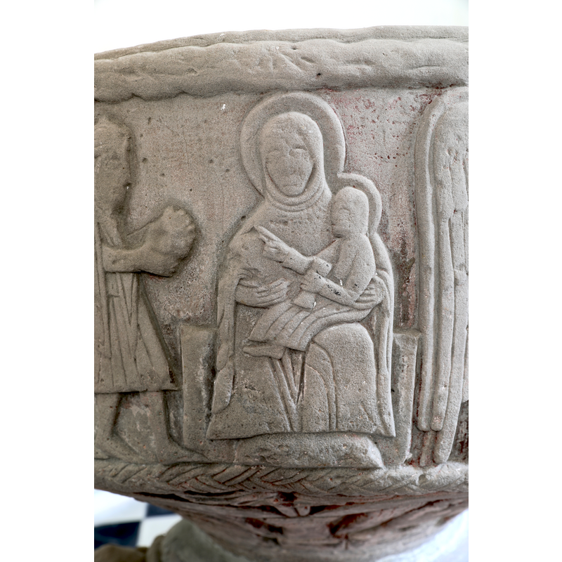 Madonna and Child in the Adoration of the Magi scen