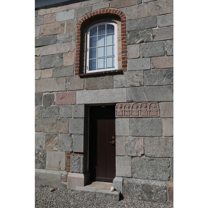 the priest's portal opening into the chancel
