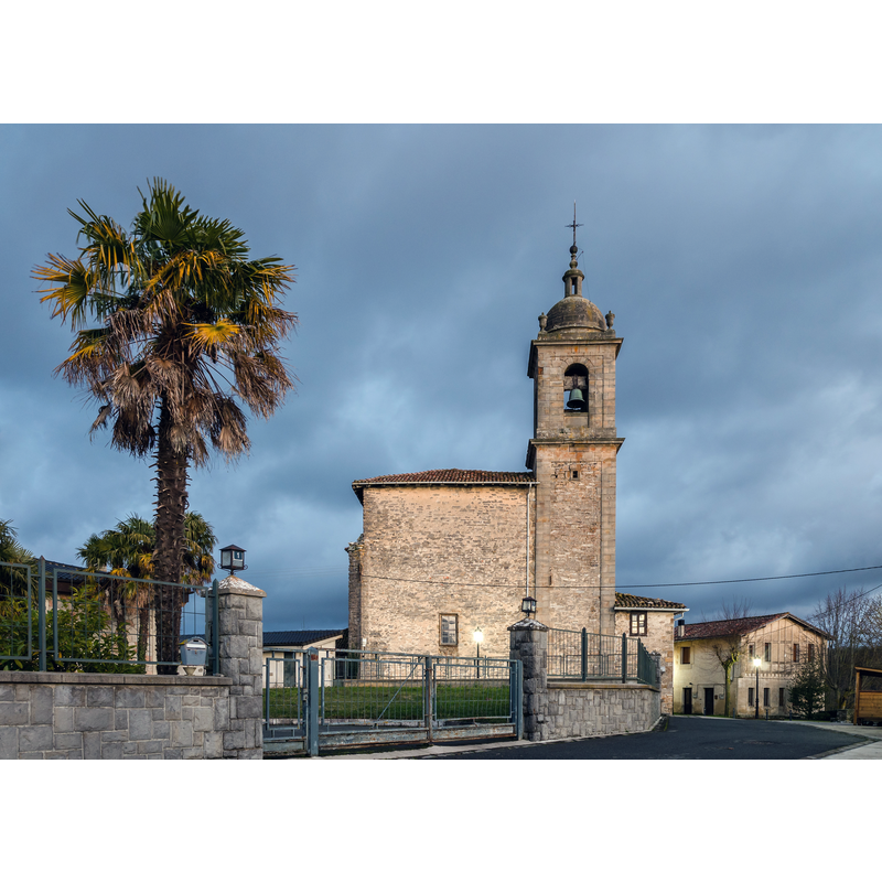 Source caption: "Church of Ullibarri-Gamboa. Álava, Basque Country, Spain"