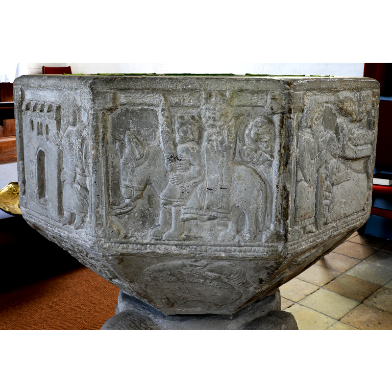 showing (L --> R): Flight to Egypt --> Nativity