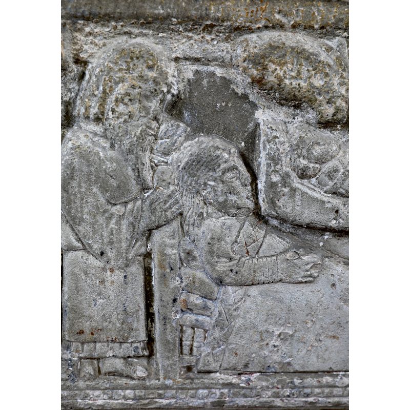 showing a detail of the Nativity