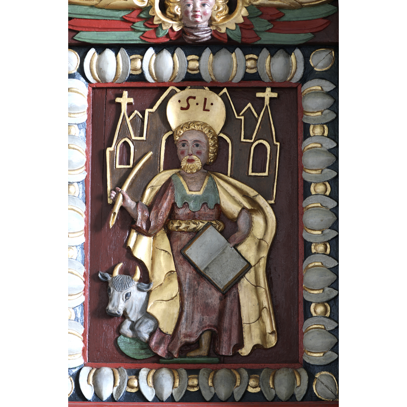 not a part of the original altar frontal