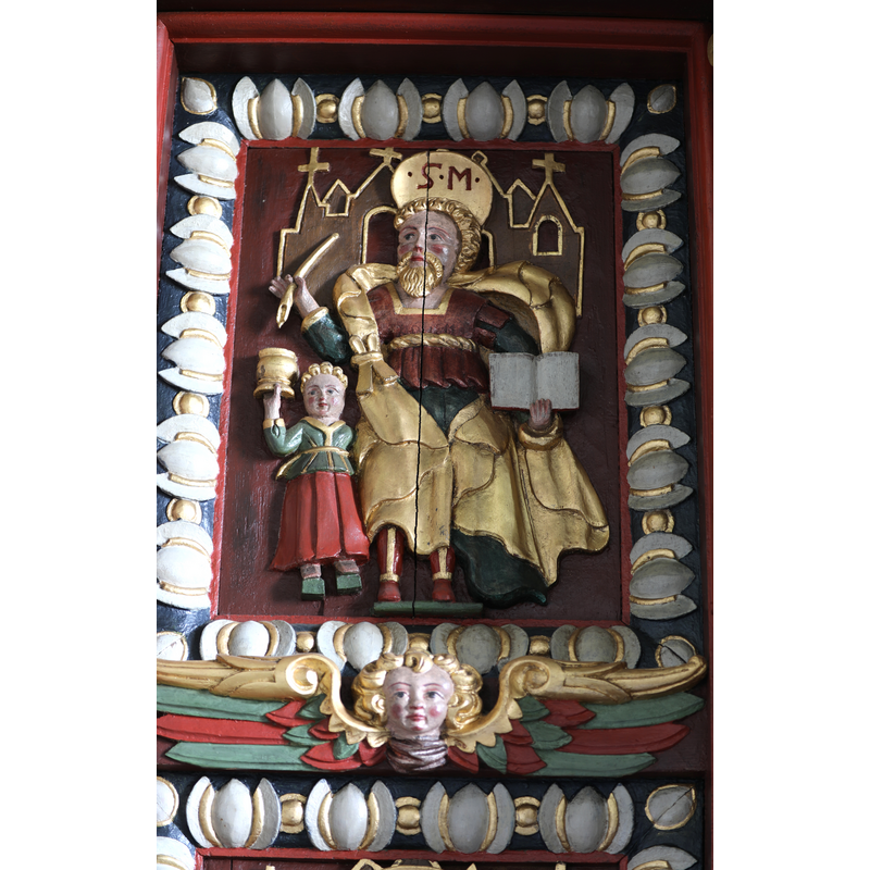 not a part of the original altar frontal