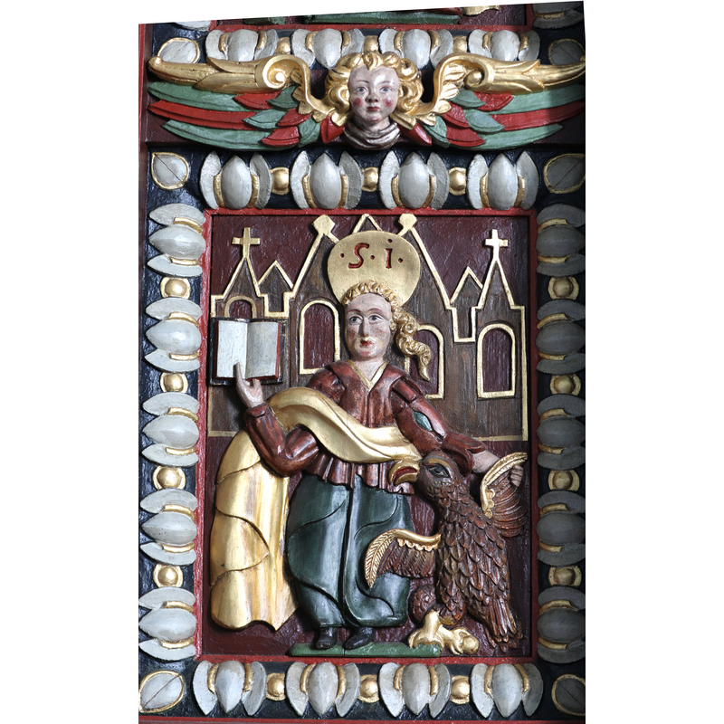 not a part of the original altar frontal