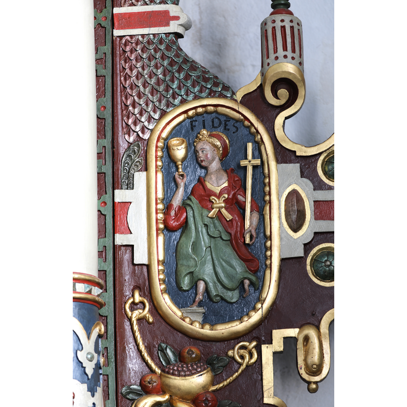 not a part of the original altar frontal