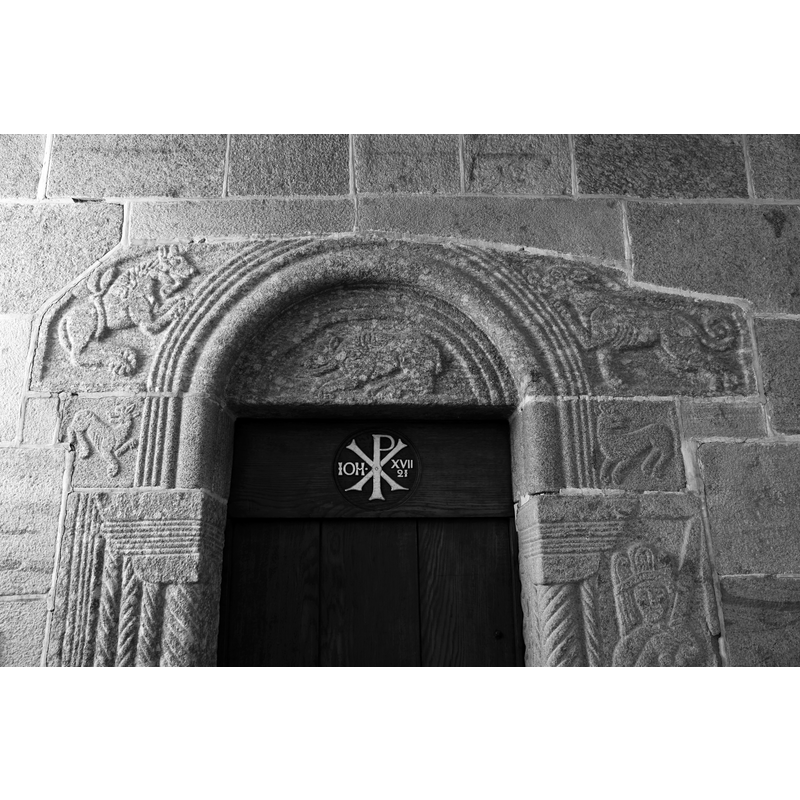 a former portal from the old church