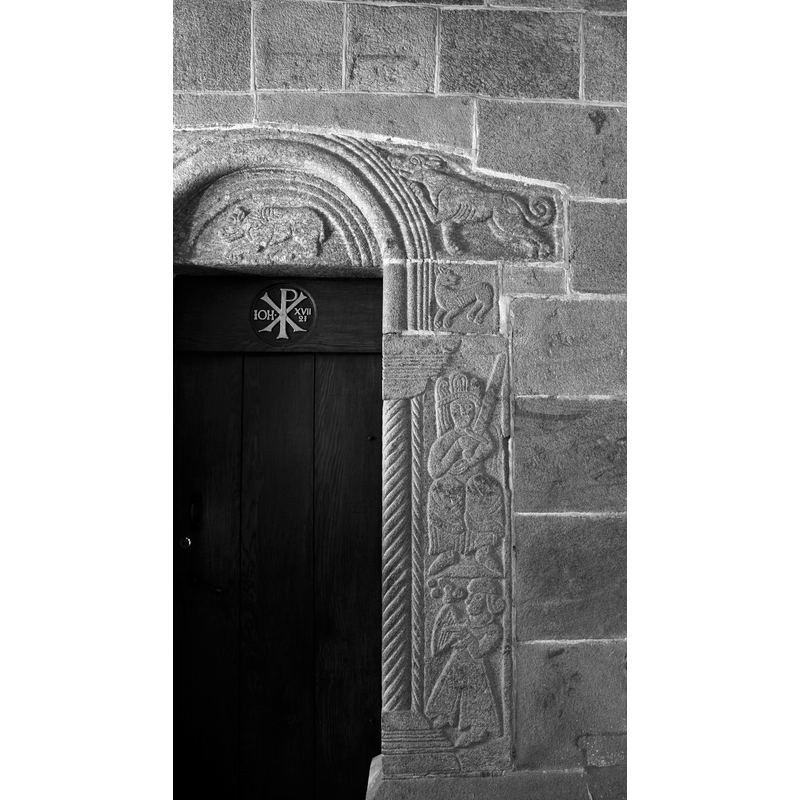 a former portal from the old church