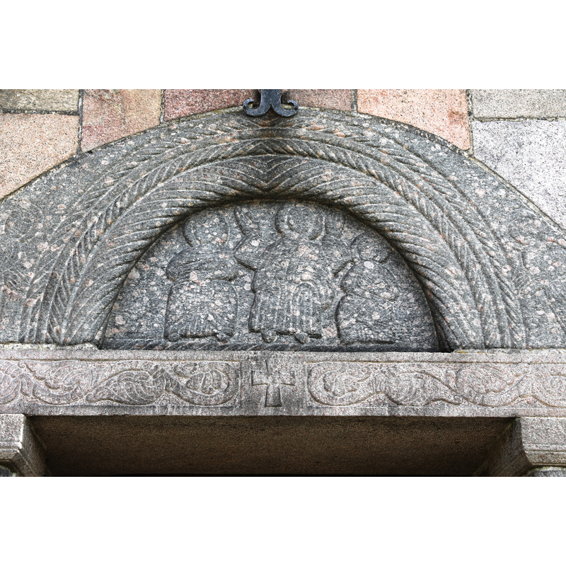 formerly the south portal of the medieval church