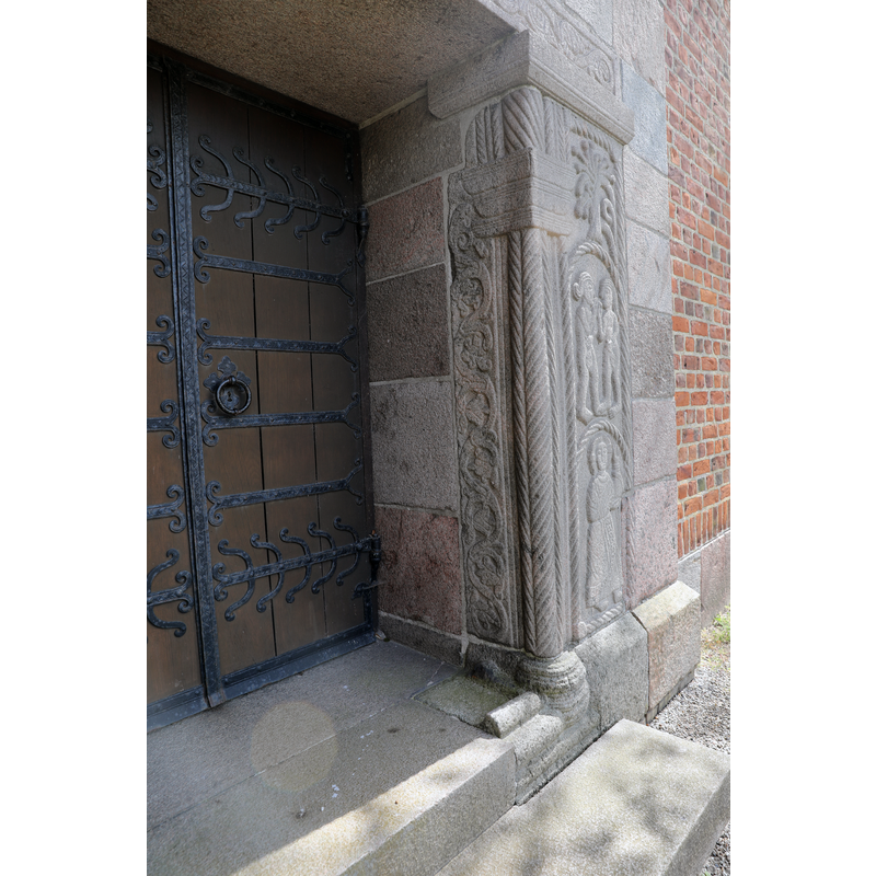 formerly the south portal of the medieval church