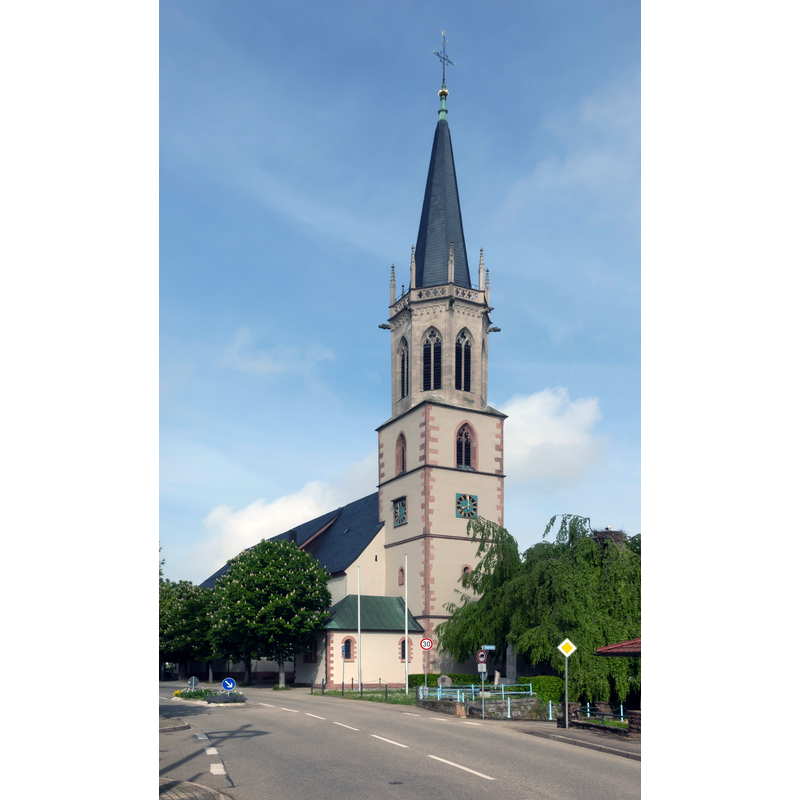 Source caption: "Nussbach, Kirche Sankt Sebastian"