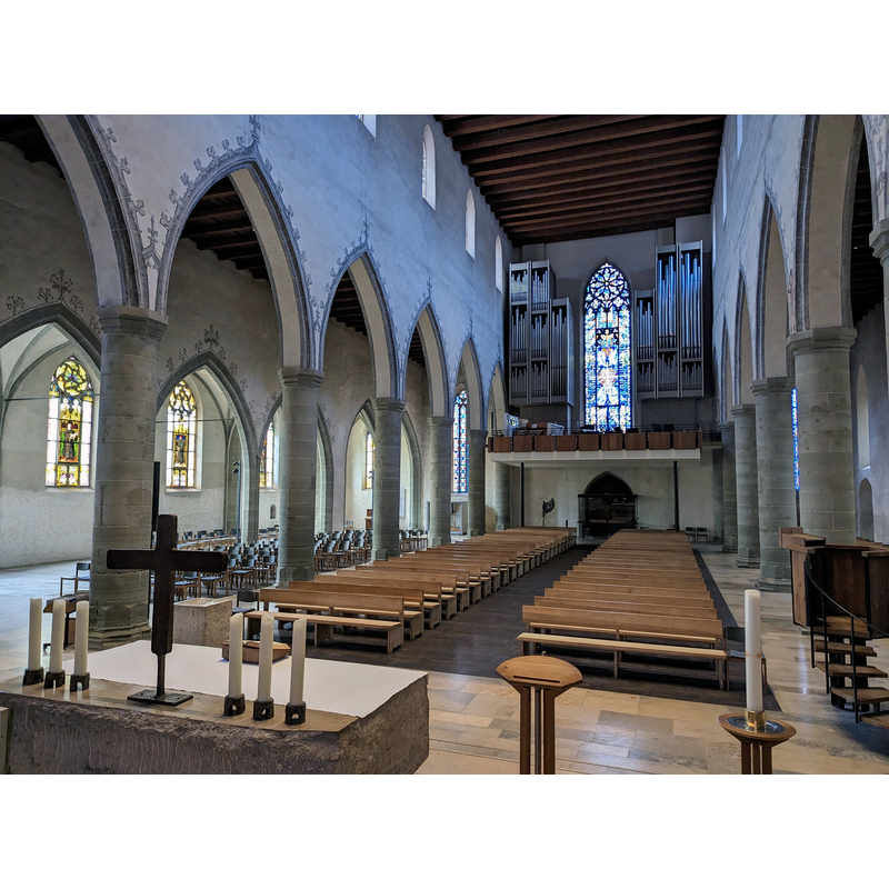 Source caption: "Evangelische Stadtkirche Ravensburg, Baden-Württemberg, Deutschland"