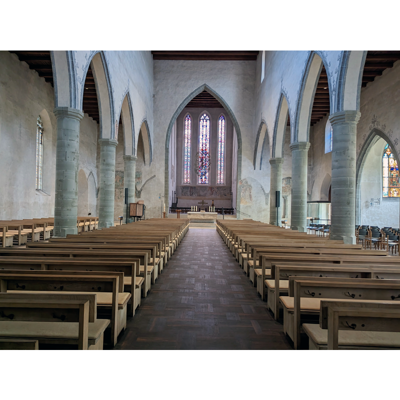 Source caption: "Evangelische Stadtkirche Ravensburg, Baden-Württemberg, Deutschland"