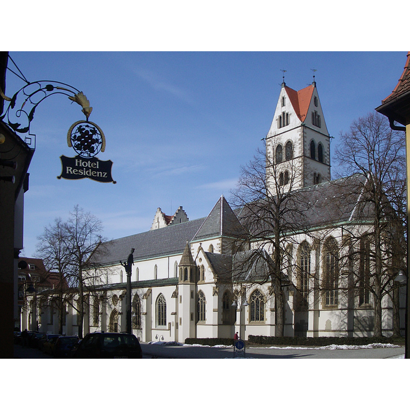 Source caption: "Ravensburg, Germany: Liebfrauenkirche (view from Herrenstraße)"
