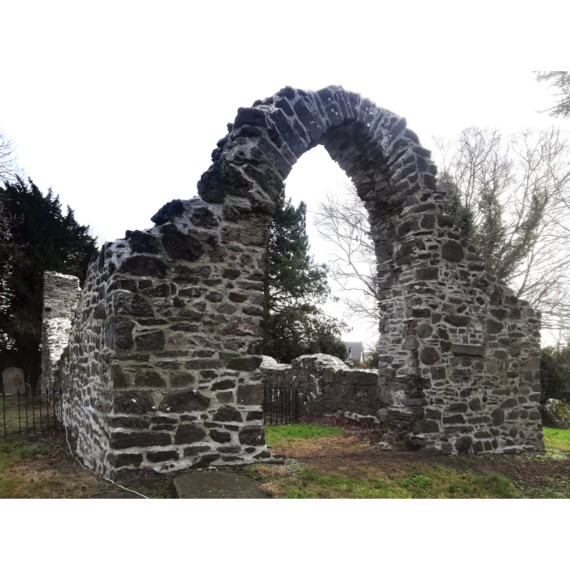 Source caption: "Arch of Hospitaller church, Johnstown Co Kildare"