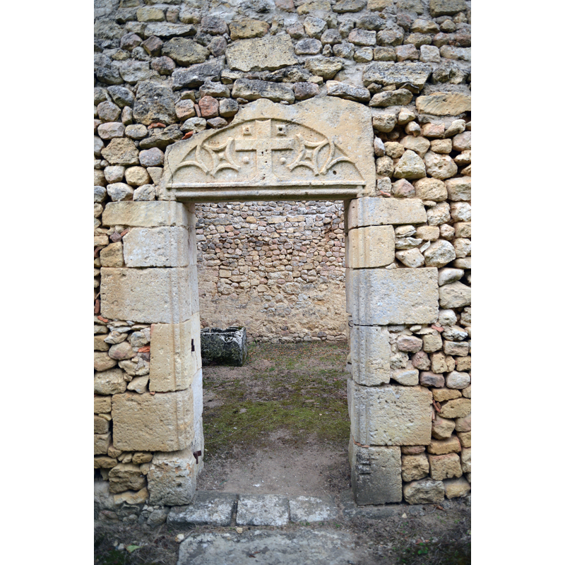 showing partially the old basin inside the nave