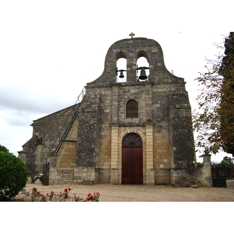 Source caption: "Faleyras Eglise St Gervais"